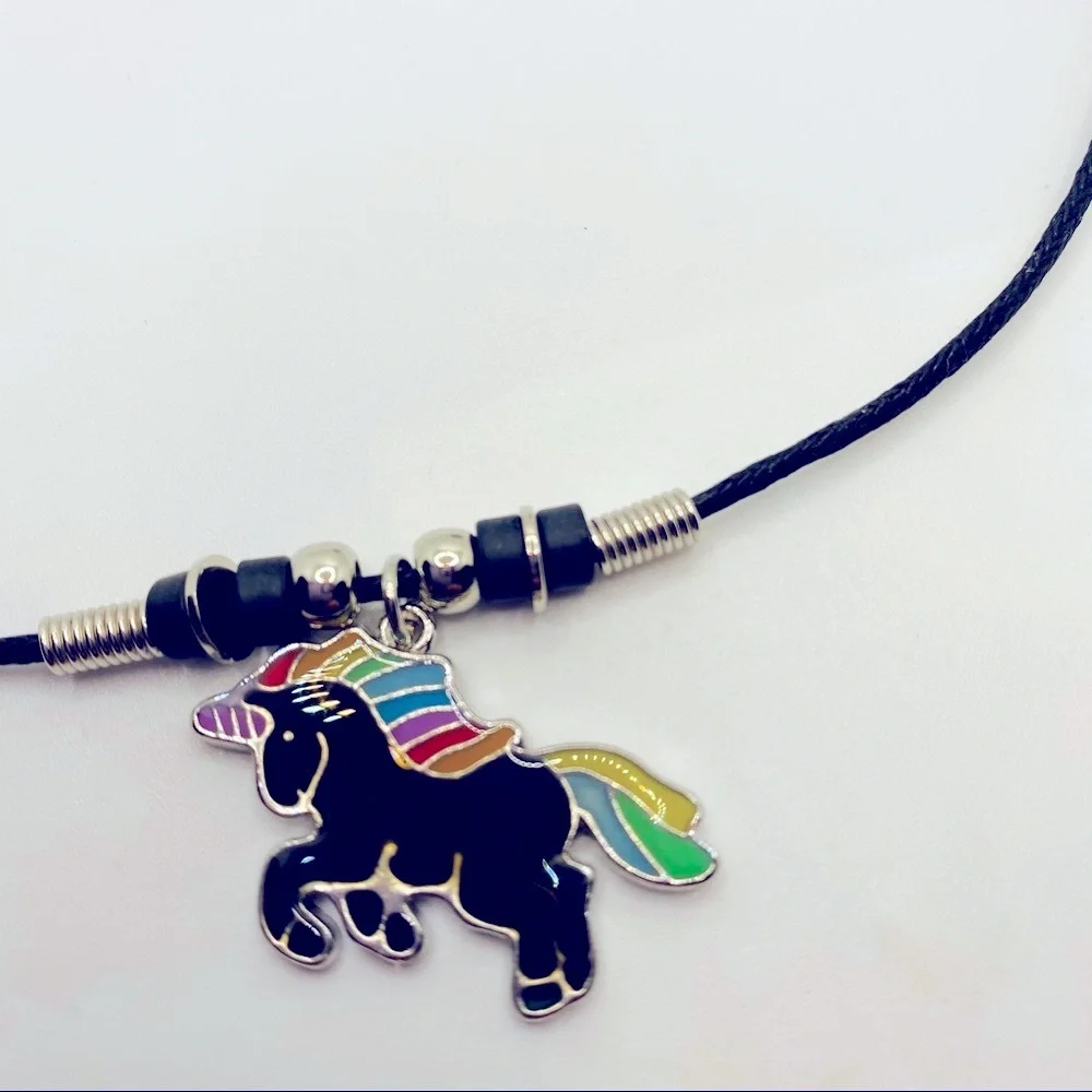 Necklace Unicorn Mood Changing. ADORABLE